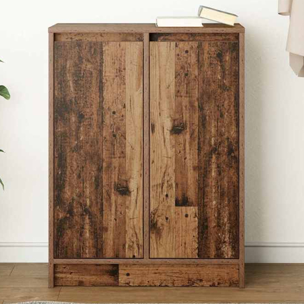 vidaXL 2 Door Old Wood Sideboard Image 1