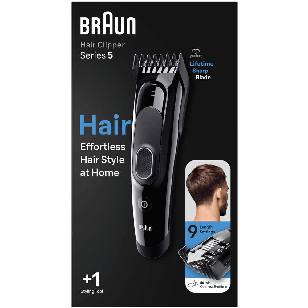 Braun Series 5 HC5310 Hair Clipper Black Image 3