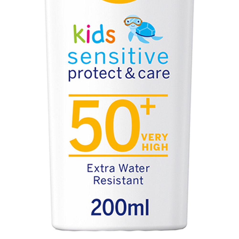 Nivea Sun Kids Sensitive Protect and Care Lotion SPF50 Plus 200ml Image 3