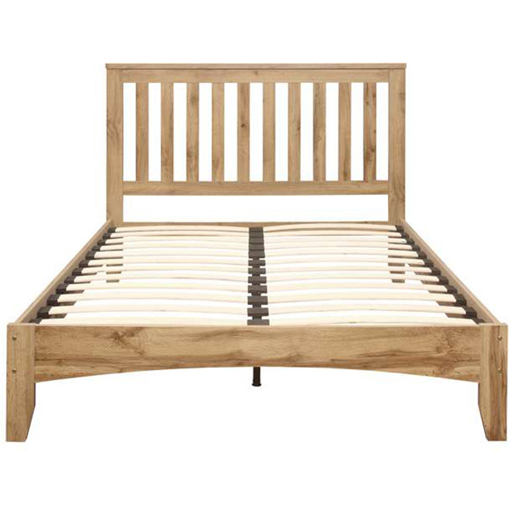 Hampstead Double Wooden Bed Frame Image 5