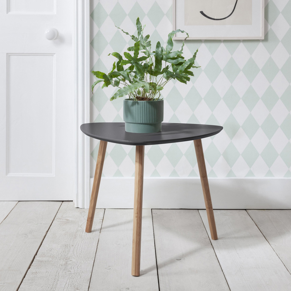 Noa and Nani Malme Storm Grey and Natural Pine Large Side Table Image 6