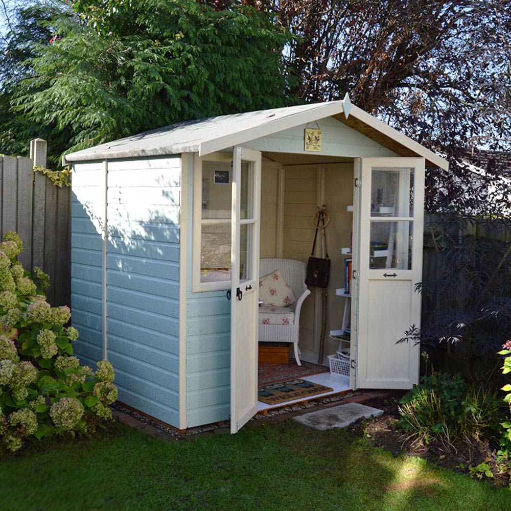 Shire Haddon 7 x 5ft Double Door Traditional Summerhouse Image 3