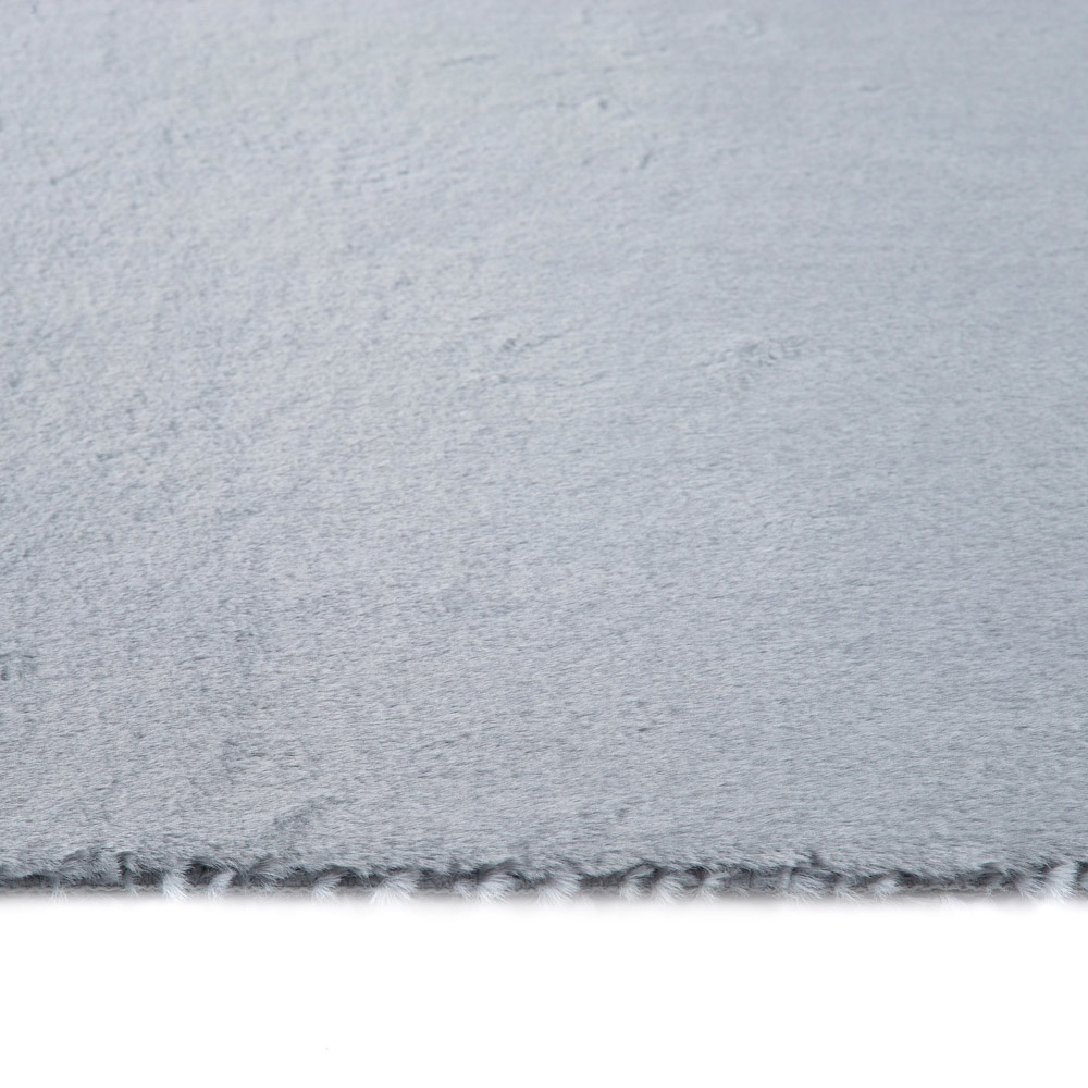 Origins My Washable Faux Fur Grey Rug 160 x 230cm Image 4