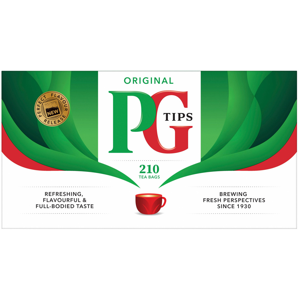 PG Tips Original 210 Tea Bags 609g Image
