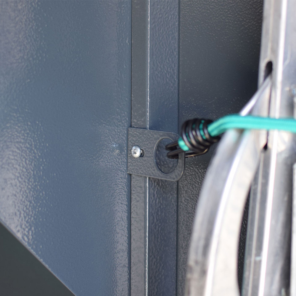 Asgard Gladiator 7 x 18ft Double Door Green High Security Apex Garden Shed Image 6