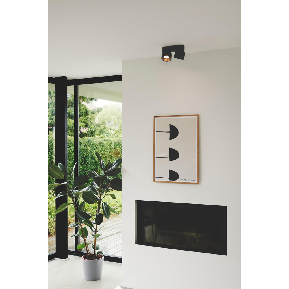 Nordlux Pitcher GU10 2-Spot Black Spotlight Image 2