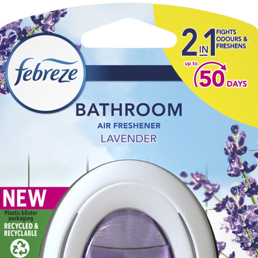Febreze Lavender Bathroom Air Freshener 7.5ml Image 2