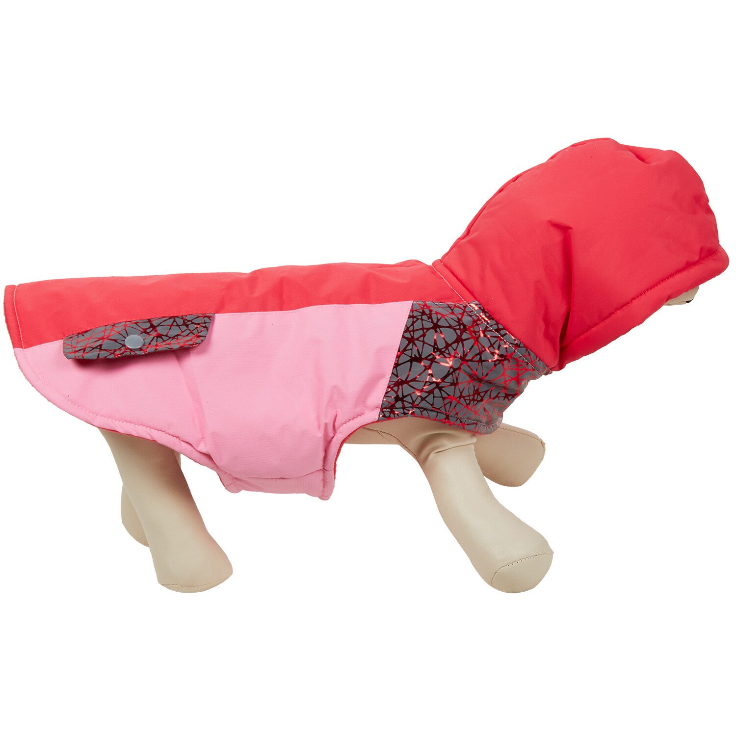 Maritime Dog Coat - Coral / Large Image 2