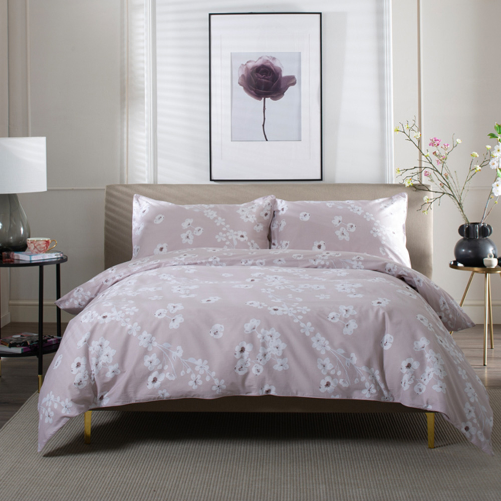 The Lyndon Company Petite Fleure Double Pink Duvet Set Image 3