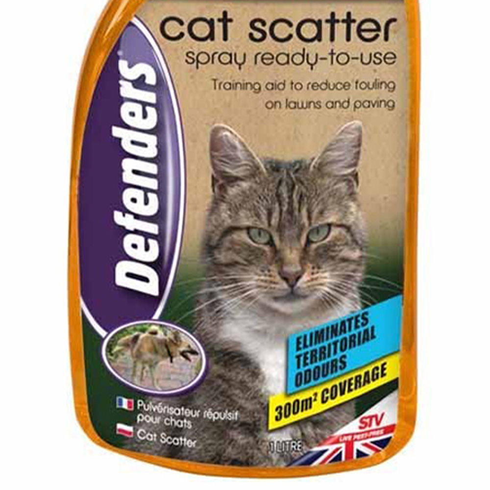 Defenders Cat Scatter Ready To Use Spray 1L 225msq Wilko