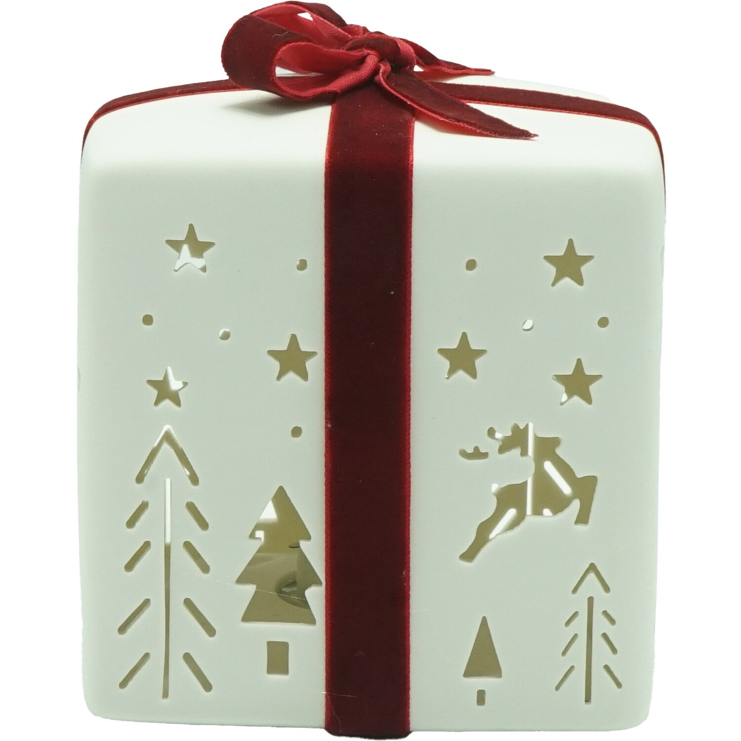 LED Decorative Present White and Red Image 10