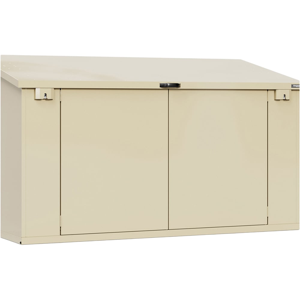 Asgard Access Plus 8 x 4ft Double Door Cream Garden Shed Image 3