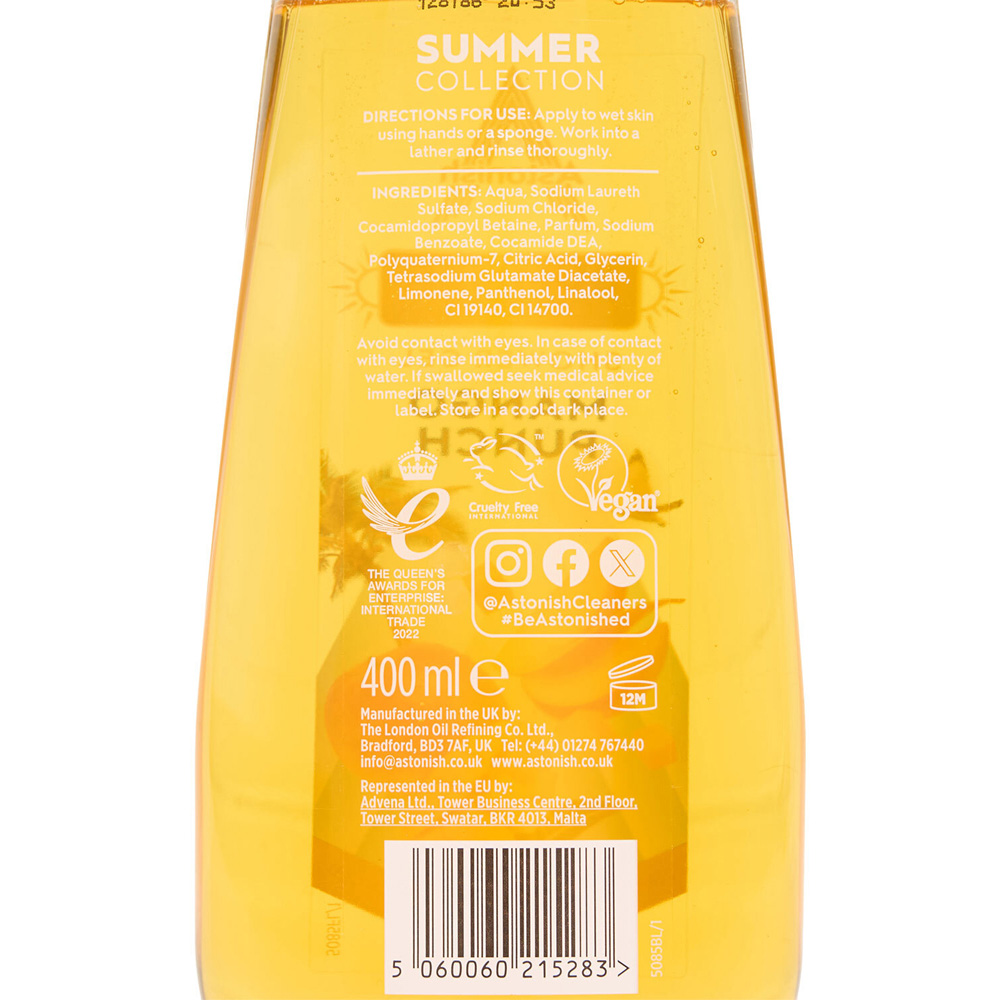 Astonish Summer Collection Shower Gel Image 3