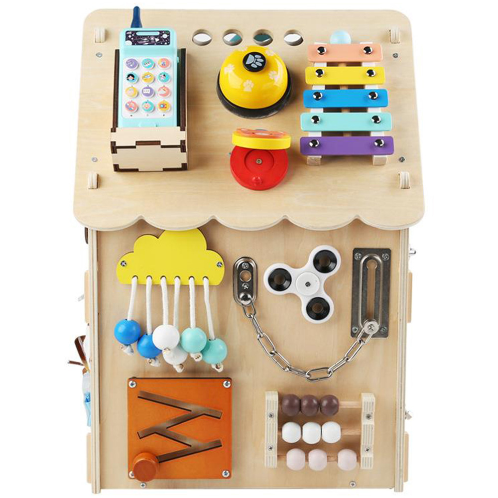 Dyzi Montessori Busy House Sensory Steering Wheel V2 Educational Toys Image 3