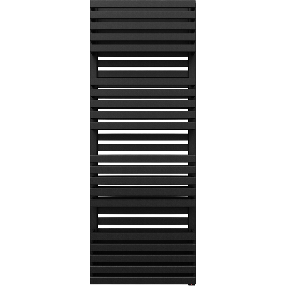 Terma Quadrus Bold One 2728BTU Metallic Black Electric Towel Rail 1185 x 450mm Image 1