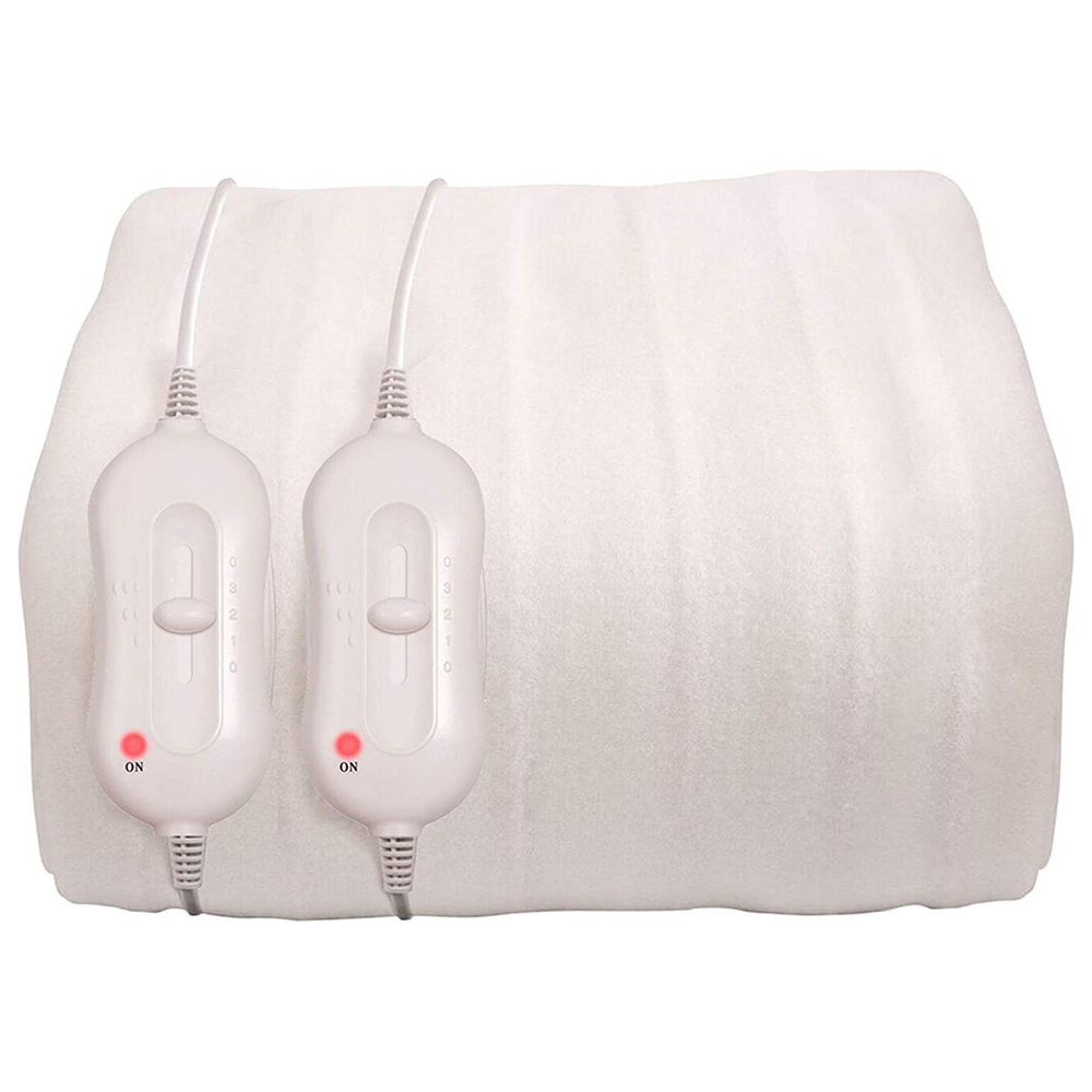 MYLEK Double Electric Fitted Blanket 190 x 137cm Image 1