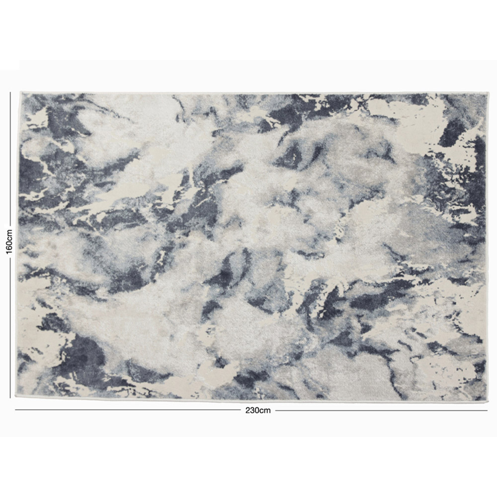 Eselle Muse Bahia Navy Marble Rug 160 x 230cm Image 7