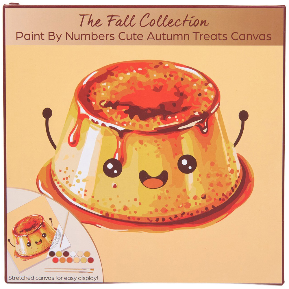 Paint By Numbers Cute Autumn Treats Canvas Kit Image 4