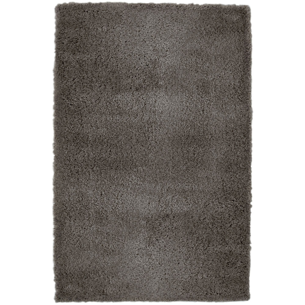 Homemaker Charcoal Snug Plain Shaggy Rug 120 x 170cm Image 1