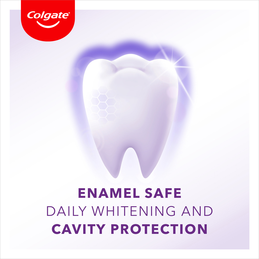 Colgate Max White Purple Reveal Instant Teeth Whitening Toothpaste 75ml Image 7