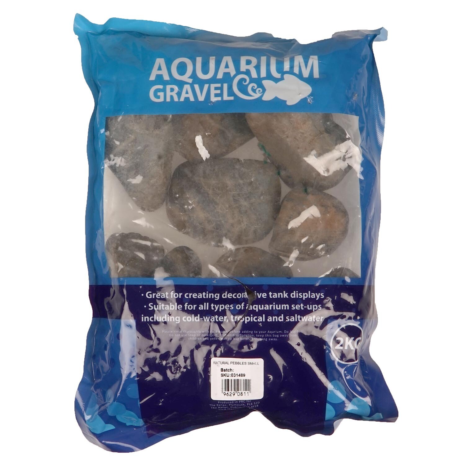 Aquarium Gravel Natural Pebbles 2kg Image