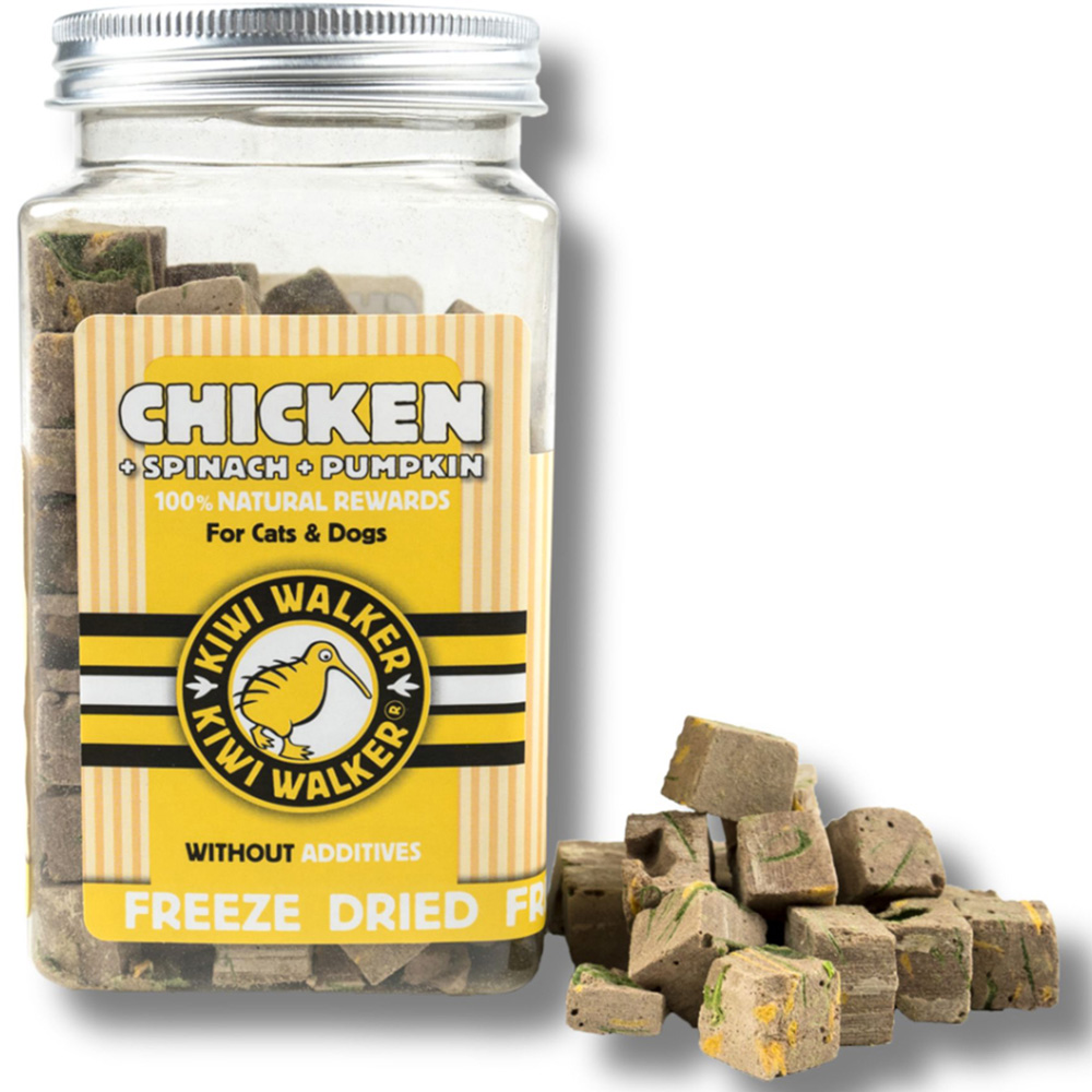 Kiwi Walker Freeze Chicken and Beef Dried Dog Treats 2 Pack Image 2