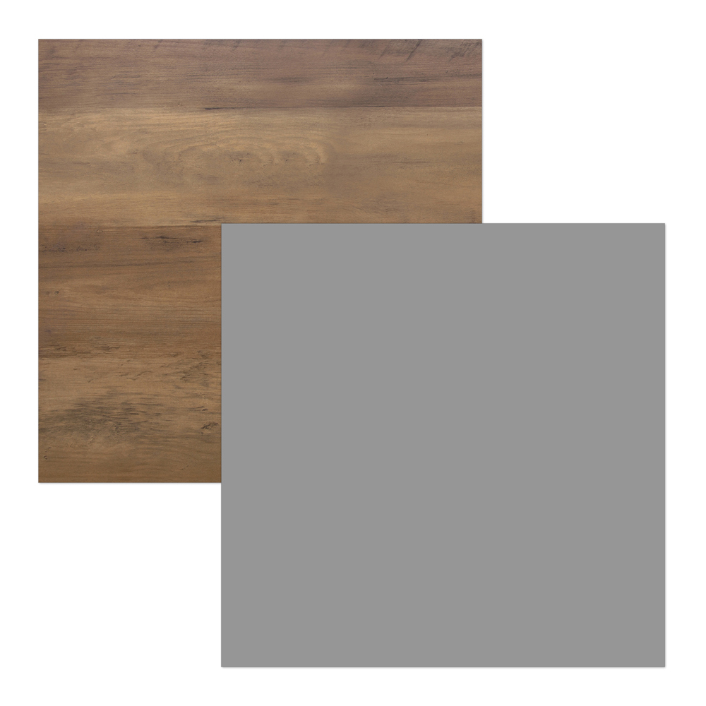 AVF Whitesands Satin Grey and Wood Coffee Table Image 4