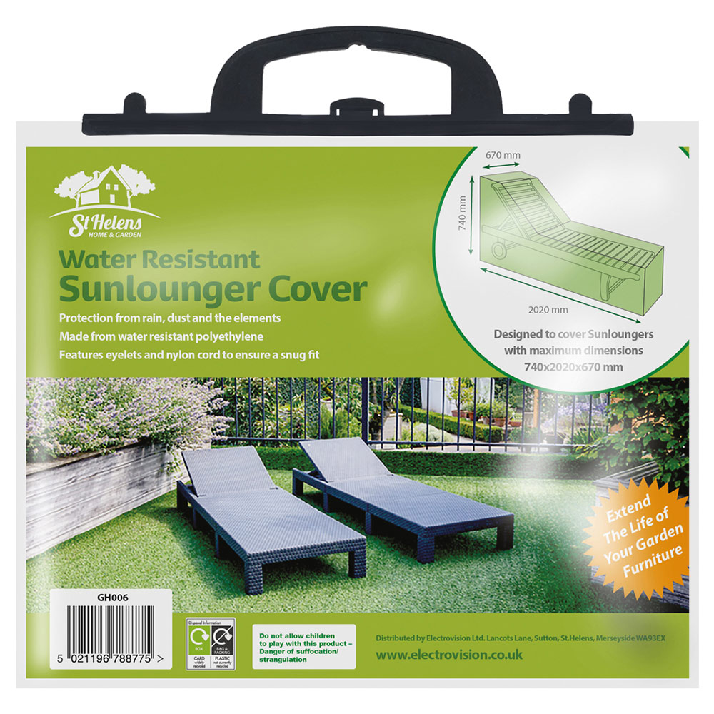 St Helens Sun Lounger Cover Image 3
