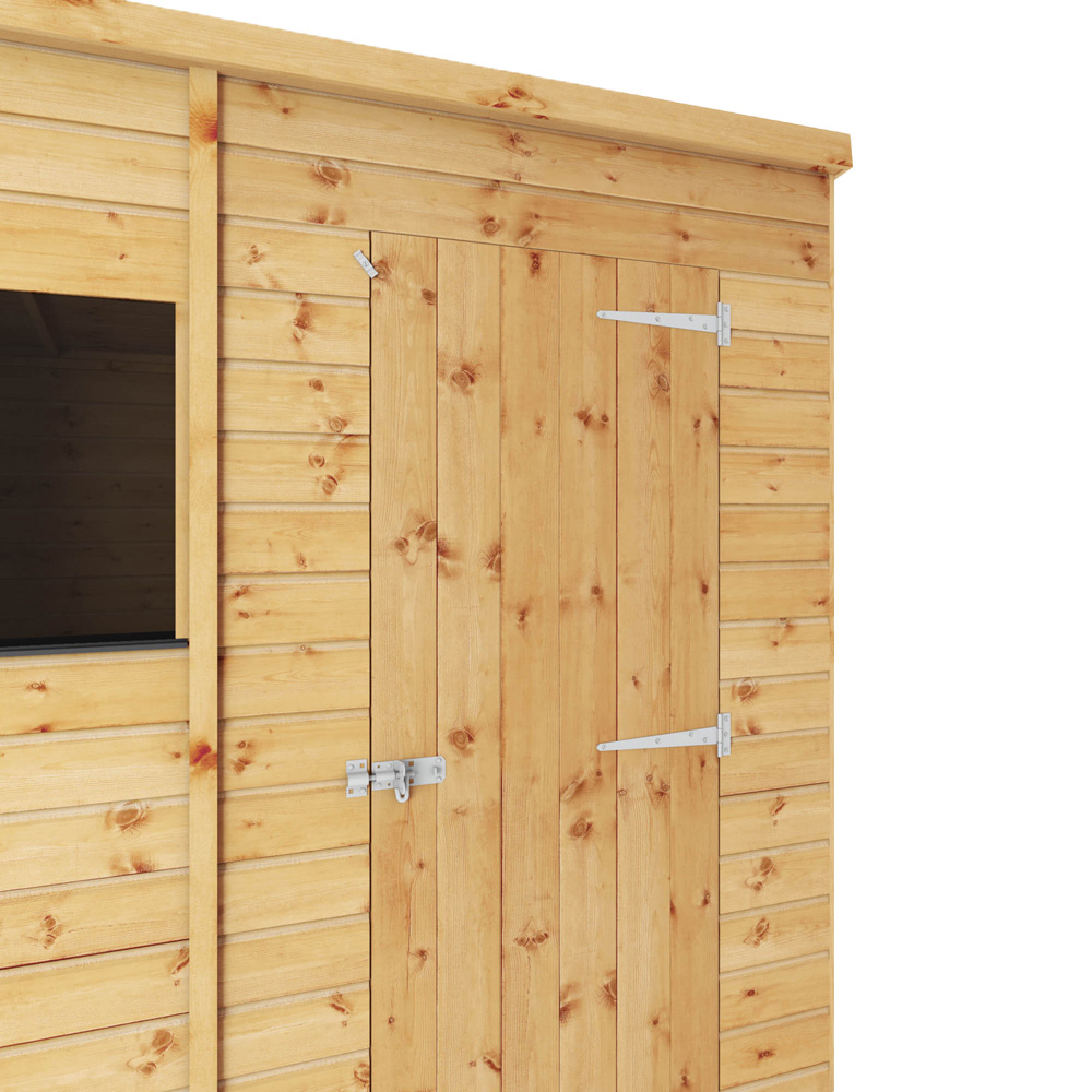 Mercia 8 x 6ft Shiplap Pent Wooden Shed Image 5