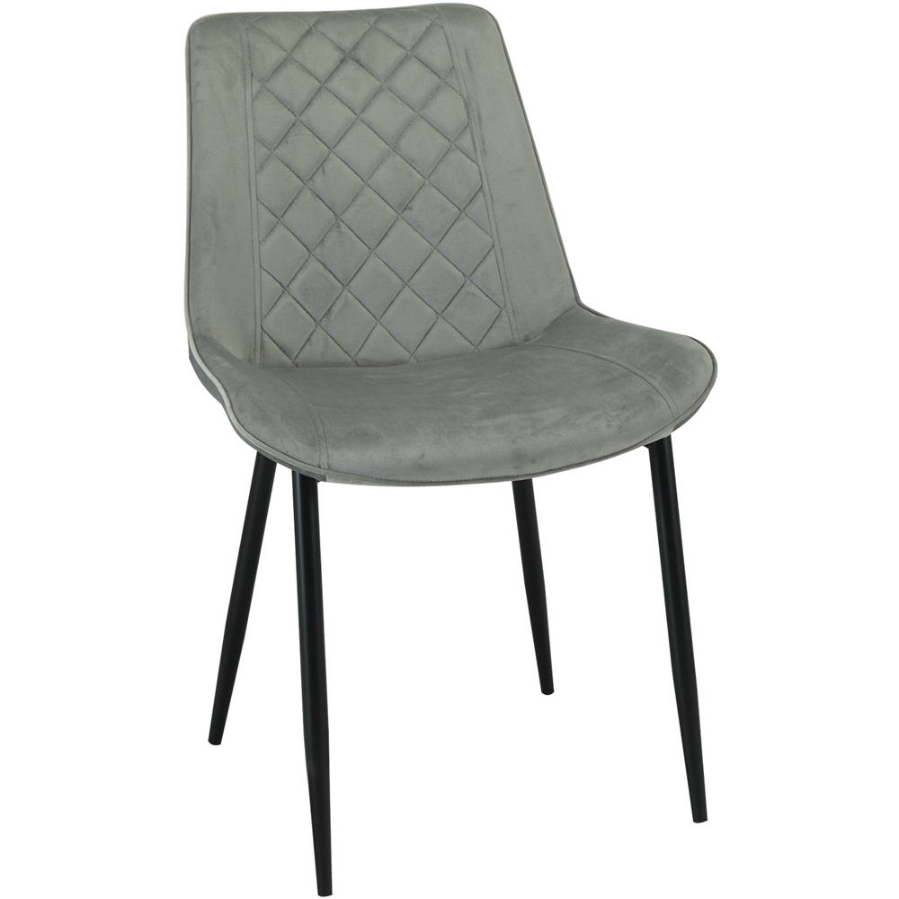 Indoor Living New York Amelia 4 Seater Round Dining Set Grey Image 4