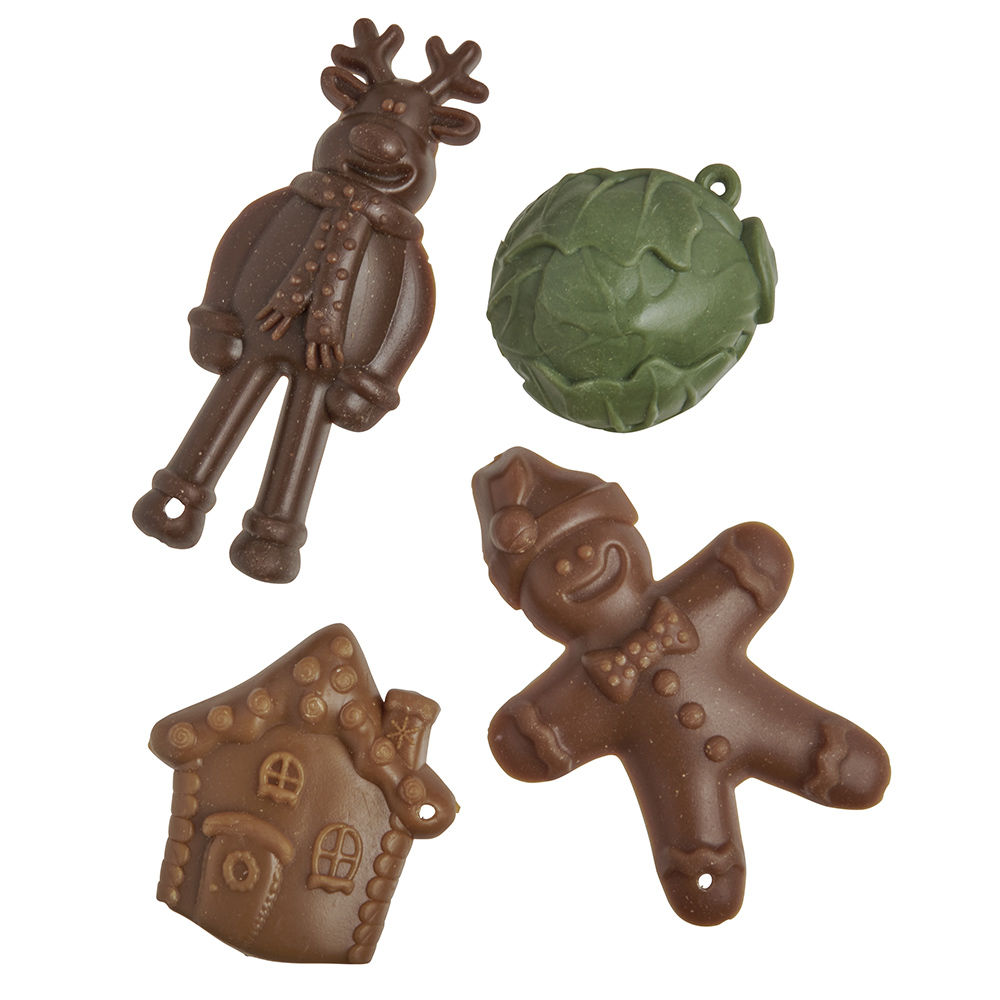 Single Wilko Christmas Dinner Festive Character Treats 50g in Assorted styles Image 1