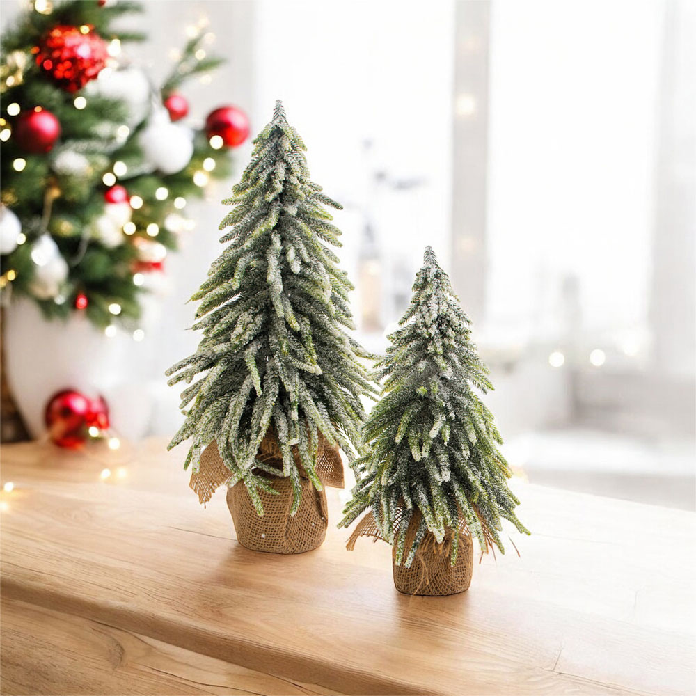 St Helens Snow Finish Christmas Decorative Tree 35cm Image 6
