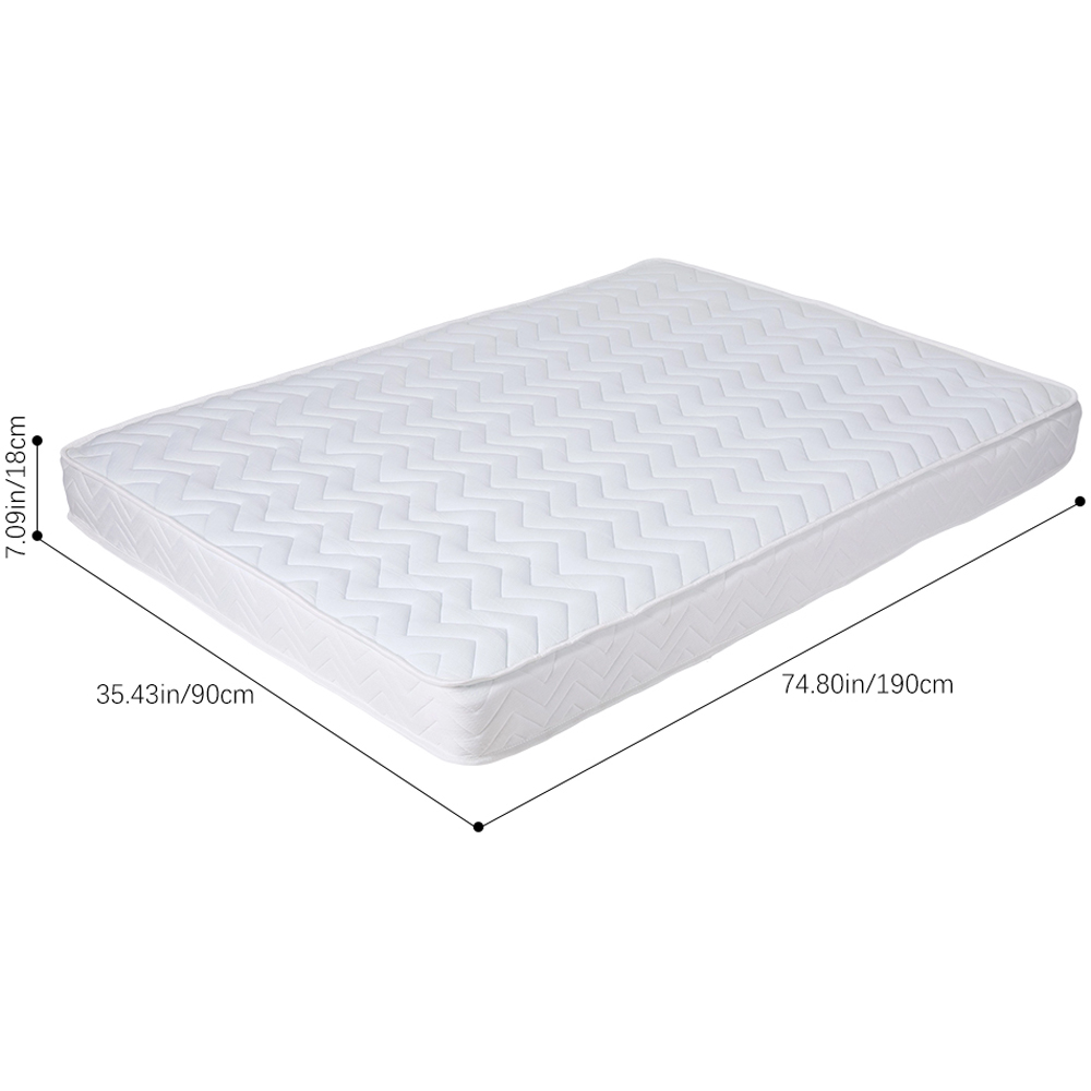 Living and Home Single Cooling Gel Memory Foam Mattress with Spring Support Image 8