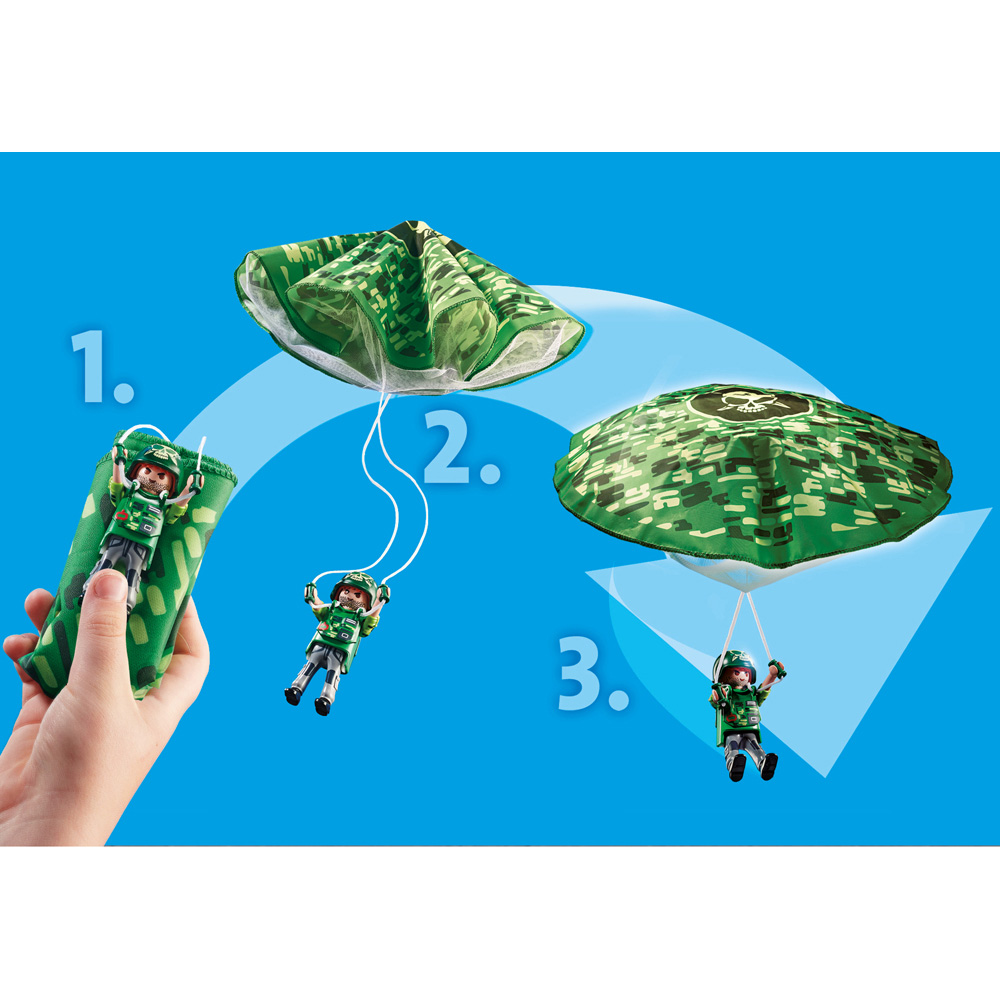 Playmobil Police Parachute Search Playset 19 Piece Image 6