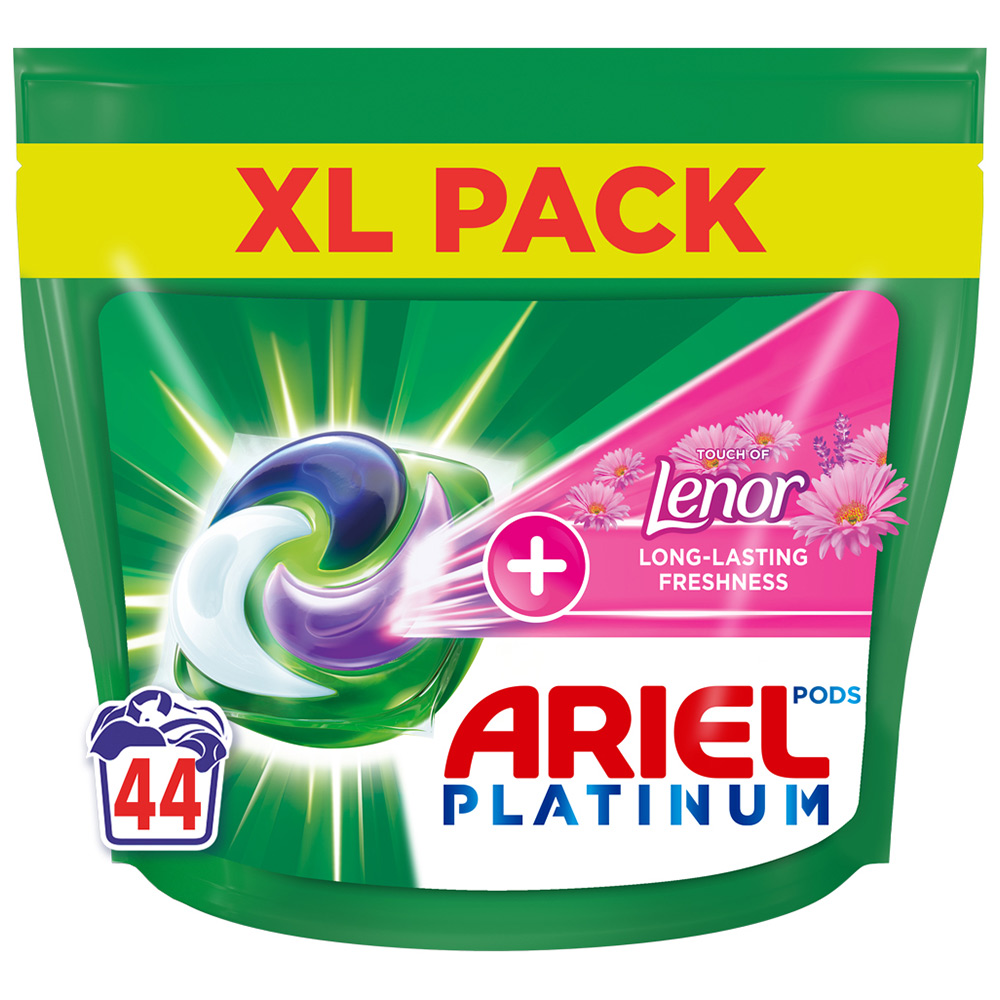 Ariel Lenor Pods Washing Liquid Capsules 44 Washes Wilko
