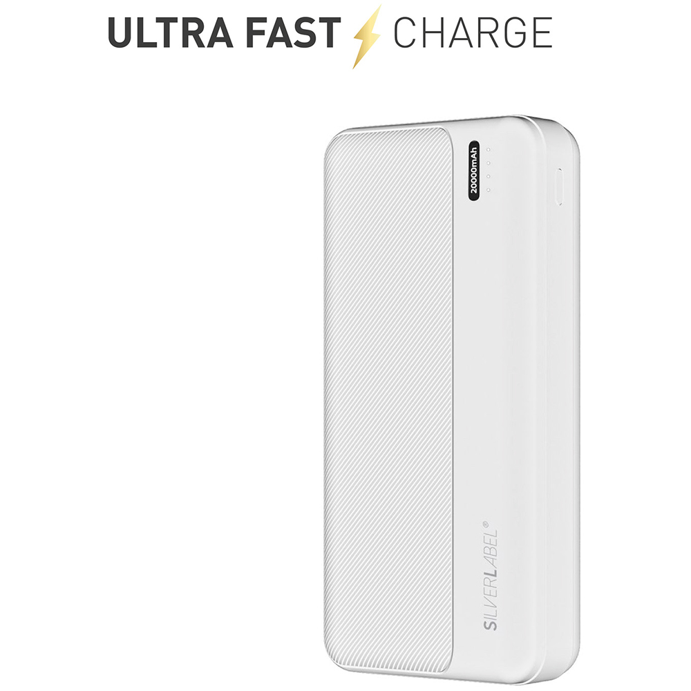 SilverLabel E71022255 White PD Power Bank 20000mAh Image 5