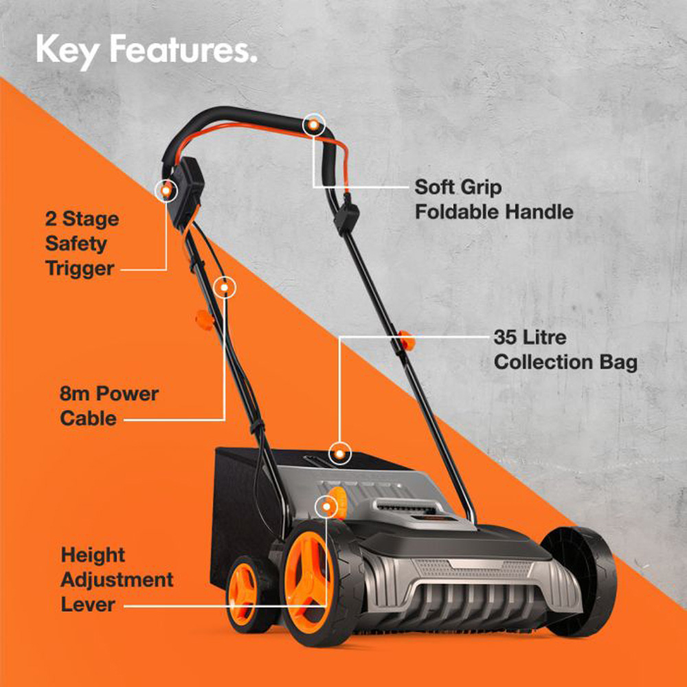 VonHaus 27370RG Artificial Grass Brush 1500W Image 4