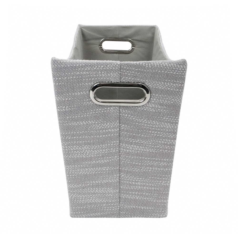JVL Serena Light Grey Magazine Storage Holder Image 3
