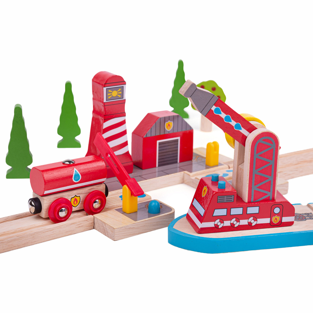 Bigjigs Rail Fire Sea Rescue Image 1