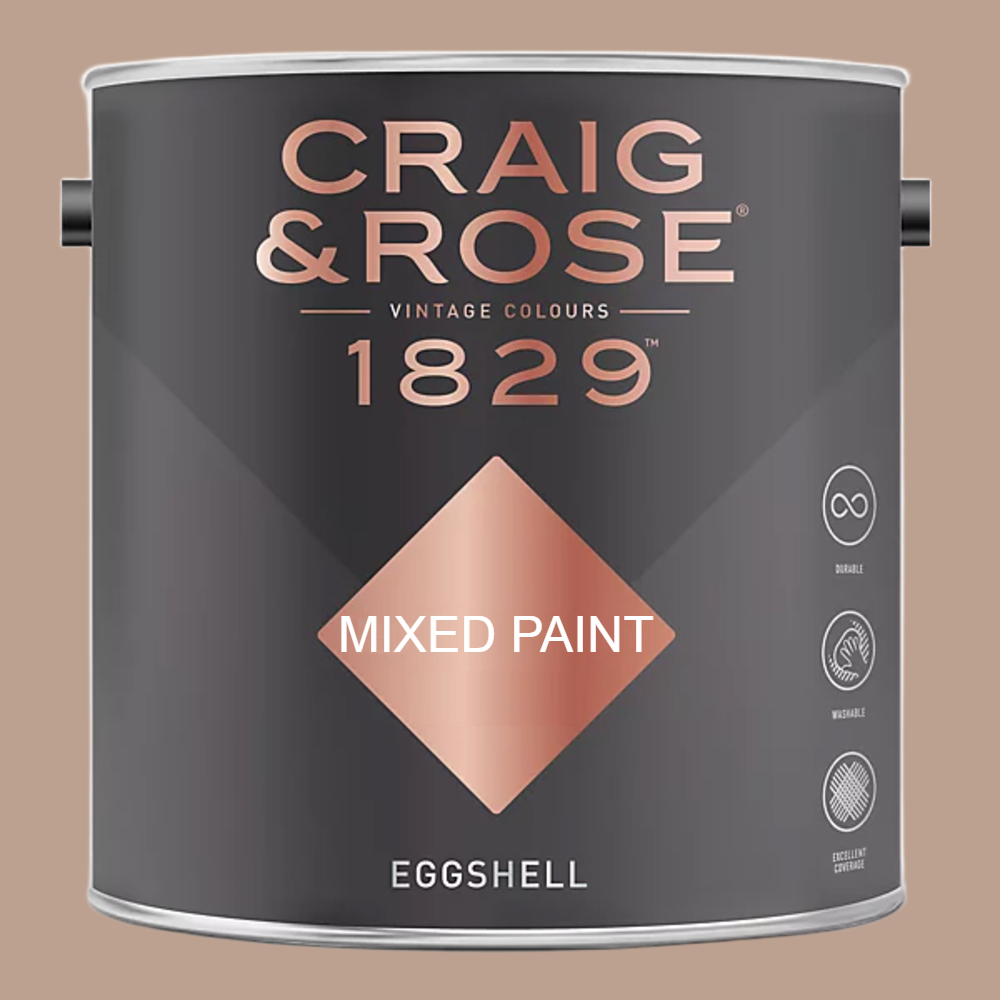 Craig & Rose 1829 Vintage Walls Wood and Metal Light Umber Eggshell Paint 2.5L Image 2