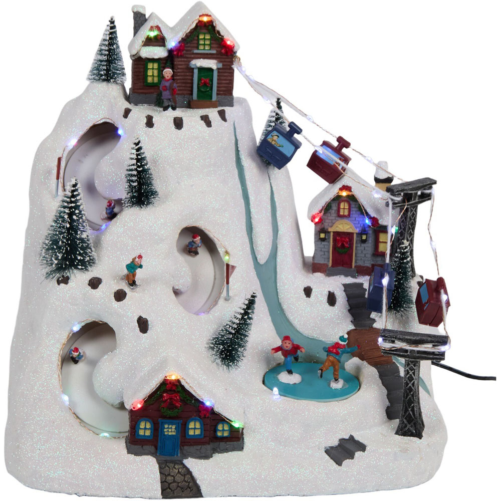 Christmas Winter Ski Scene Model Image 8