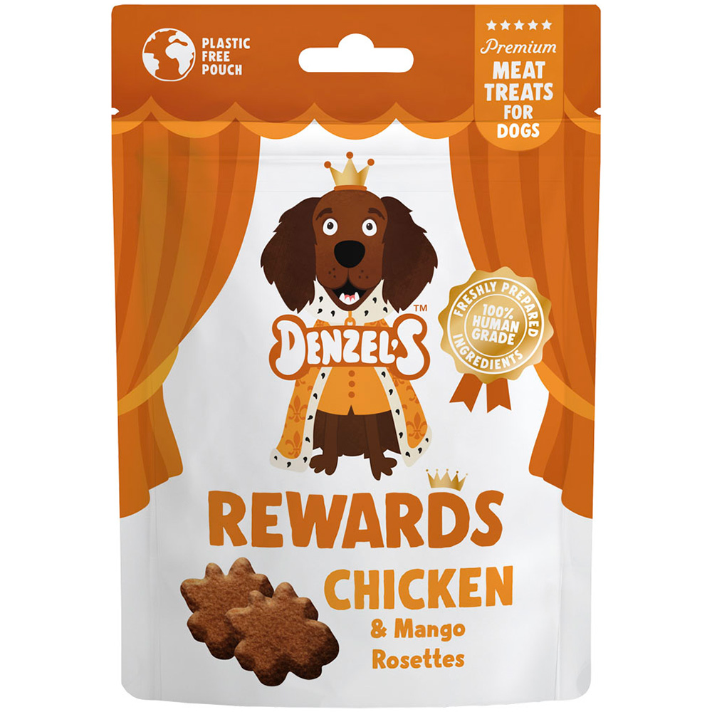 Denzels Rewards Chicken and Mango Rosettes 70g Image