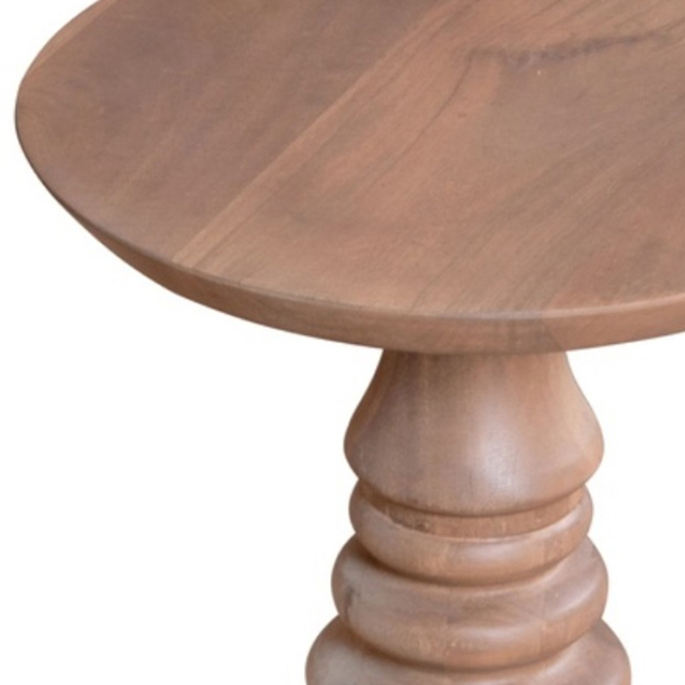 Brooklyn Valencia Cane and Mango Wood Side Table Image 4