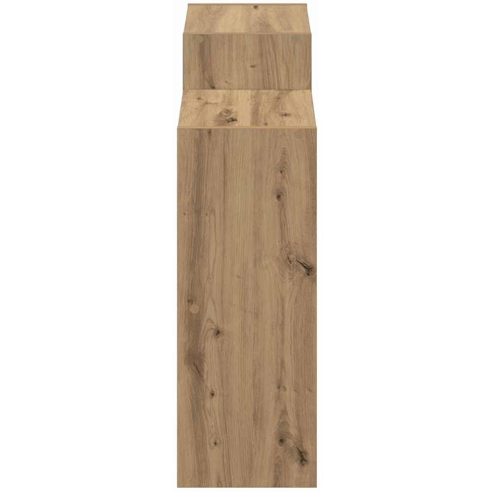 vidaXL 6 Open Shelf Artisan Oak Sideboard Image 6