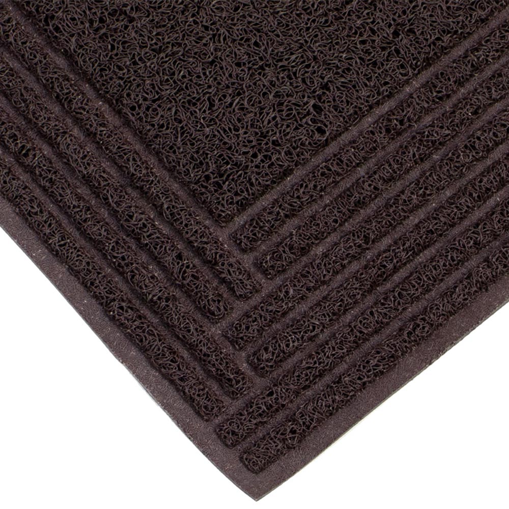 JVL Brown Border Mud Grabber Scraper Doormat 40 x 60cm Image 3