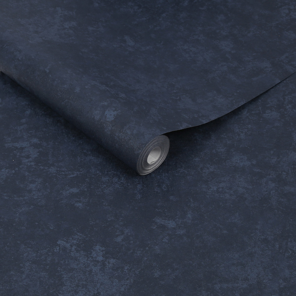 Superfresco Easy Organic Plain Navy Wallpaper Image 2