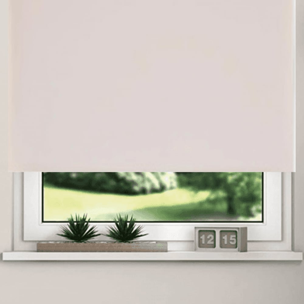 New EdgeBlinds Thermal Blackout Roller Blinds Pink 70cm Image 3