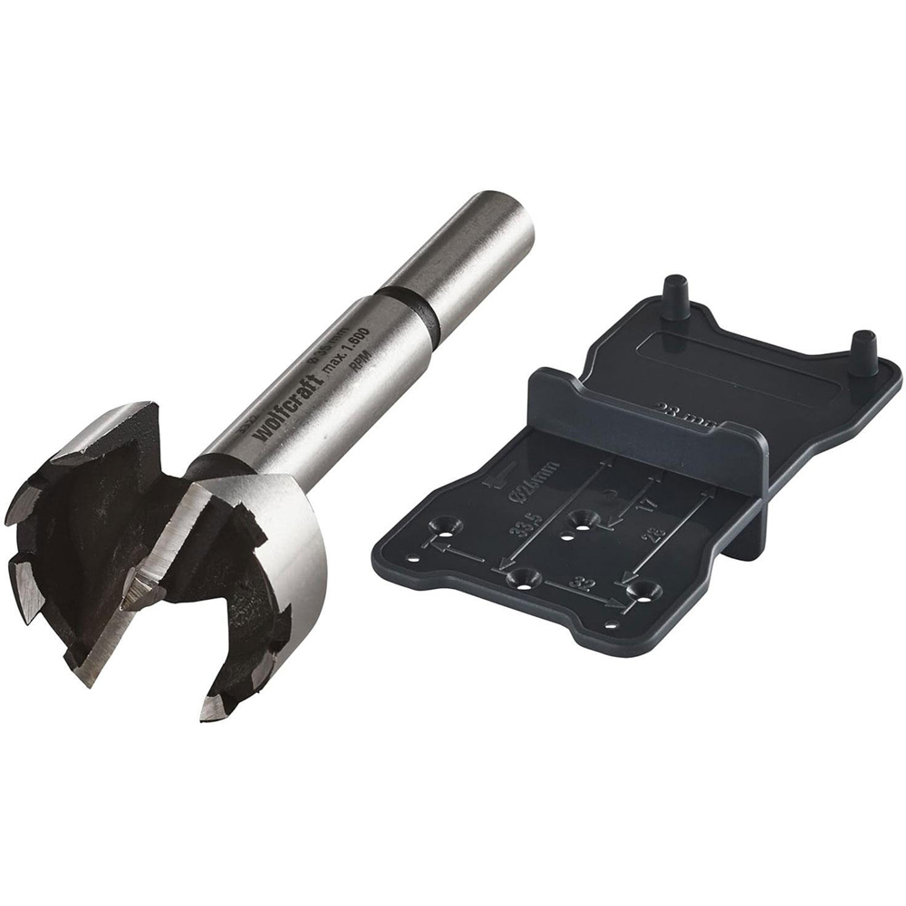 Wolfcraft R223895 2 Piece Forstner Drill Bit Set Image 1