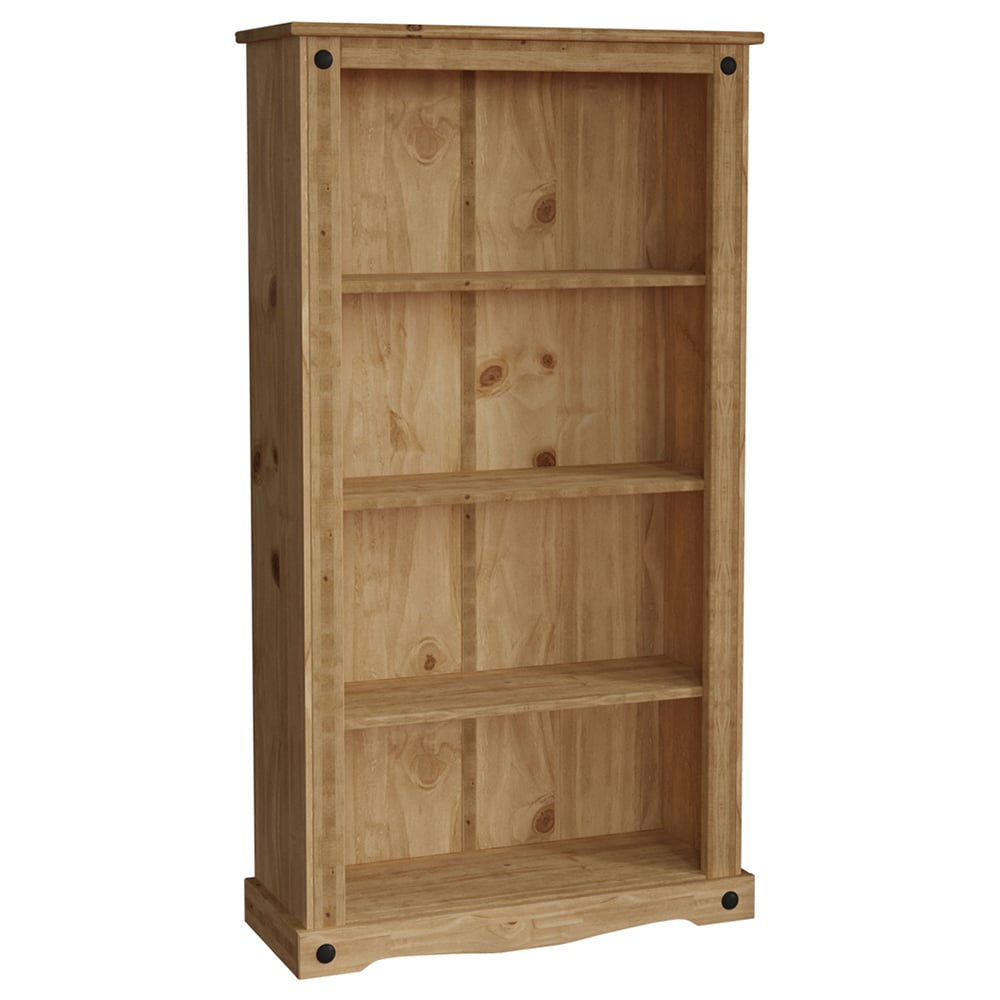 Vida Designs Corona 4 Shelf Medium Bookcase Image 2