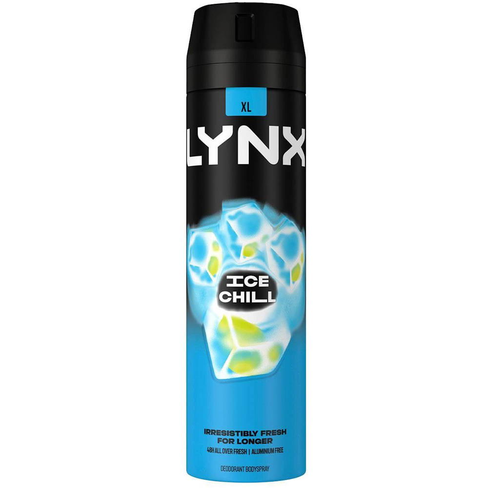 Lynx Ice Chill Iced Mint and Lemon 48H Protection Deodorant Body Spray 200ml 36 Pack Image 2